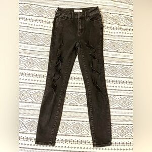 SO black high waisted skinny jeans